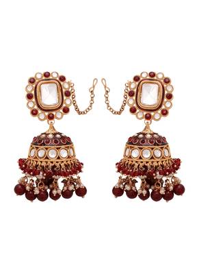 Wedding kundan jhumki |kundan jhumki bridal |traditional kundan jhumki 2