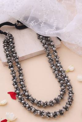 Oxidized Statement Necklace with Ghongroo for Navratri 1
