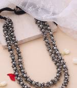 Oxidized Statement Necklace with Ghongroo for Navratri
