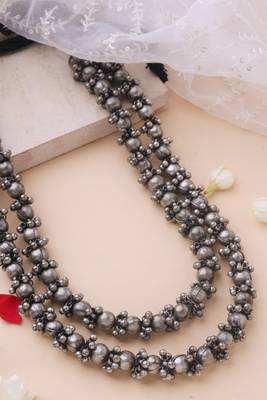 Oxidized Statement Necklace with Ghongroo for Navratri 2