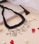 Nakhrawali oxidised necklace