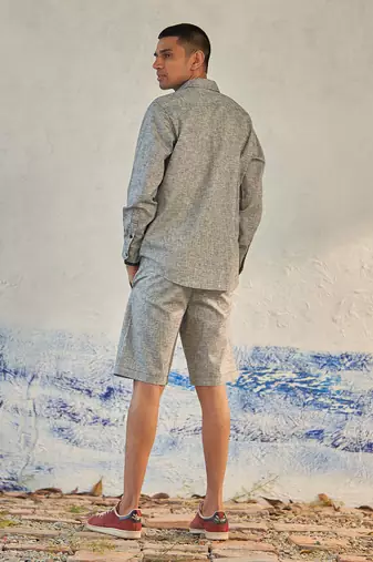 Choco textured cotton cobbledstreet walk set