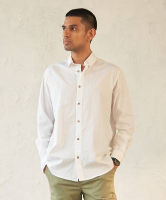 White cotton altitude white shirt 1
