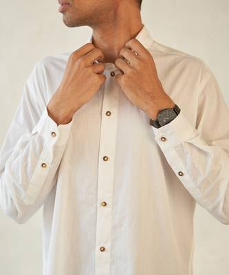 White cotton altitude white shirt 3