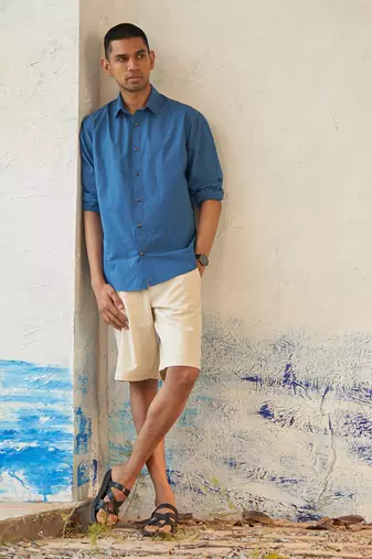 blue cotton city shirt