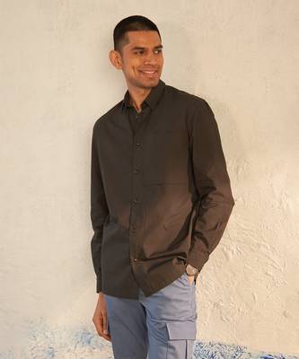 Black cotton midnight elegance shirt 2