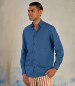 Blue cotton porto blue shirt