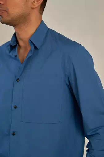 Blue cotton porto blue shirt