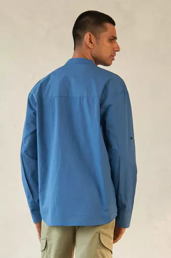 Blue cotton lakeside kurta