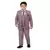 Boys cotton blend solid 5-piece coat suit set - onion