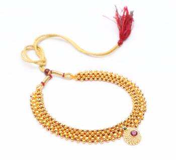 Maharastrian tushi necklace set 2