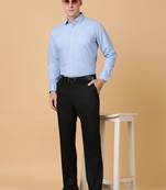 Tabard formal cotton  shirt for men light blue
