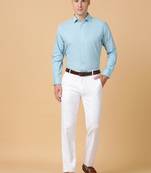 Tabard formal cotton  shirt for men green