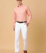 Tabard formal cotton  shirt for men orenge