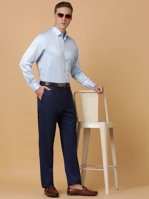 Tabard formal cotton  shirt for men sky blue 1