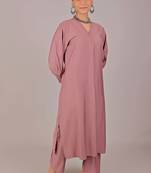 Women's rosewater kurti pajama set