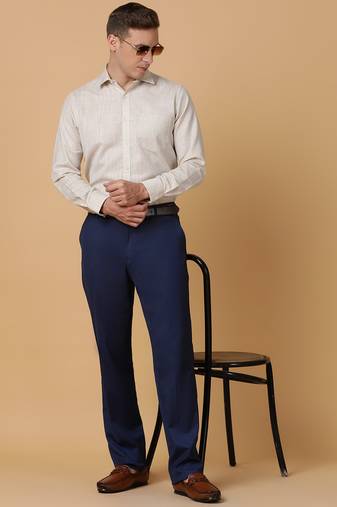 Tabard formal cotton  shirt for men grey