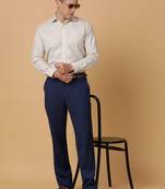 Tabard formal cotton  shirt for men grey