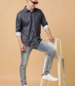 Tabard formal cotton  shirt for men multicolour