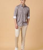 Tabard formal cotton  shirt for men multicolour