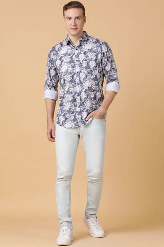 Tabard formal cotton  shirt for men multicolour