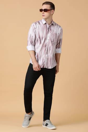Tabard formal cotton  shirt for men multicolour