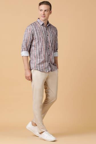 Tabard formal cotton  shirt for men multicolour