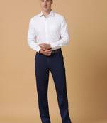 Tabard formal cotton  shirt for men white