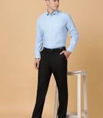 Tabard formal cotton  shirt for men sky blue