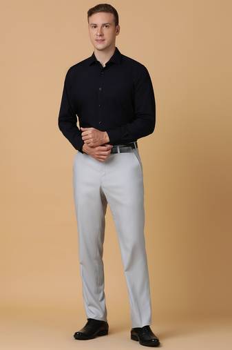 Tabard formal cotton  shirt for men nevy blue