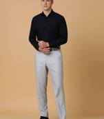 Tabard formal cotton  shirt for men nevy blue