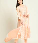 Vyom tara stylish cotton cambric kurta set with pyjama & dupatta for women