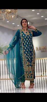 Designer heavy work wedding wear pakistani suit for women 1