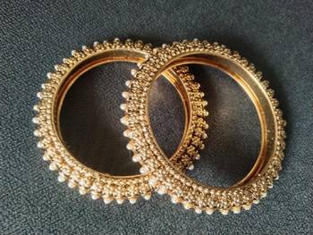 Traditional Gold Plated Bangle set 2