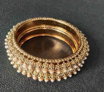 Traditional Gold Plated Bangle set 3