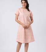 Vyom tara women's sustainable bci cotton soft slumber night dress