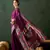 Purple silk woven jacquard traditional rich saree