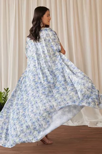 Cloud white fusion co-ord set