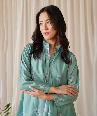 Seagreen dhoti kurti dress 3