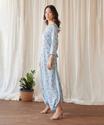 Light blue dhoti jumpsuit 3