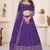 Gorgeous Violet Zari Sequins Embroidered Georgette Designer Indian Lehenga Choli Designs