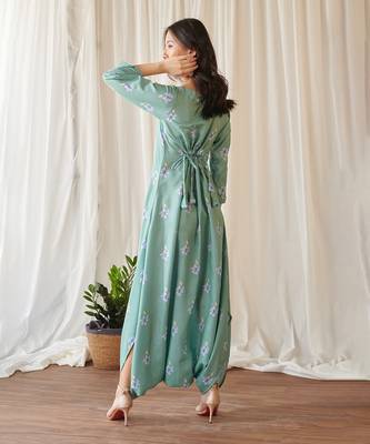 Seagreen dhoti jumpsuit 5