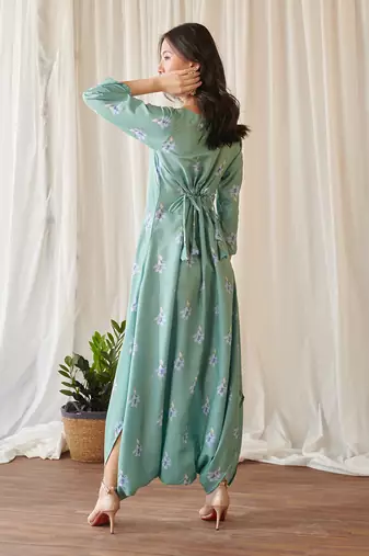 Seagreen dhoti jumpsuit