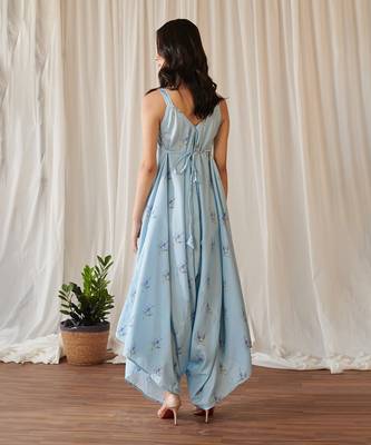 Light blue palazzo jumpsuit 4