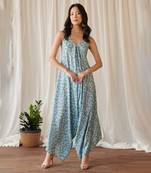 Seagreen palazzo jumpsuit