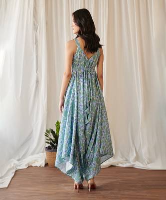 Seagreen palazzo jumpsuit 5