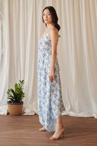 Cloud white palazzo jumpsuit