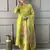 Green viscosee chanderi embroidery work with printed ethnic readymade salwar kameez