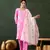 Pink rayon chikankari embroidery work work classy formal looks reaymade suit
