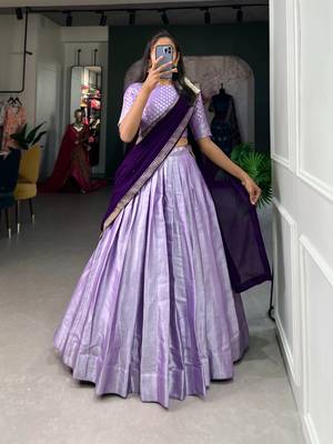 Women's Wedding Lehenga Choli With Dupatta 4